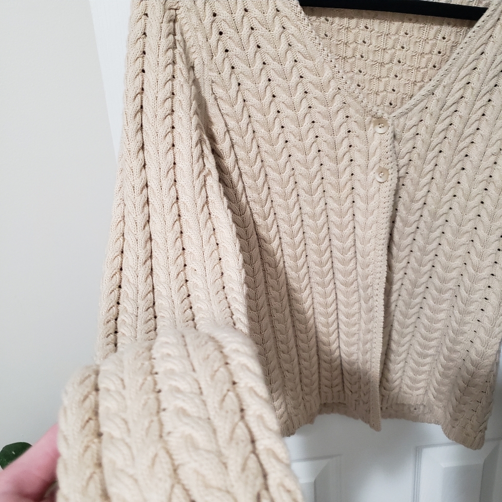 Charter Club Cable Knit Cardigan